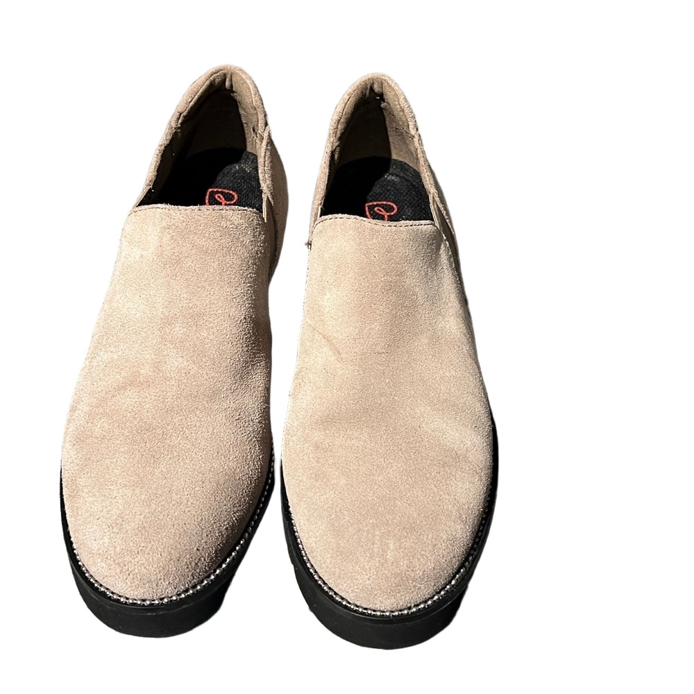 Blondo w Low Profile Ankle Boots 6  Robin Waterproof Flat Tan Suede winter